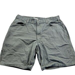 Carhartt Shorts Mens 40 Green Ripstop Workwear